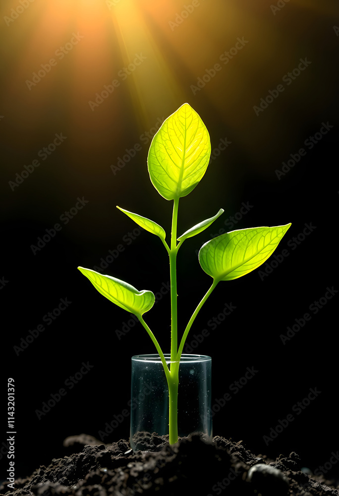 Earth day concept. Renewable energy for future. Sustainable resources. Plant management or environment symbol. Clean energy growing up, asian style, with white tones Earth day concept. Renewable energy for future. Sustainable resources. Plant management or environment symbol. Clean energy growing up, asian style, with white tones