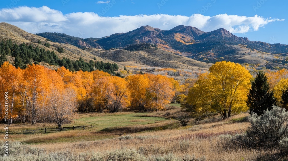 Vibrant autumn colors in a scenic state park with mountains and clear blue skies showcasing nature's beauty and fall foliage. Vibrant autumn colors in a scenic state park with mountains and clear blue skies showcasing nature's beauty and fall foliage.