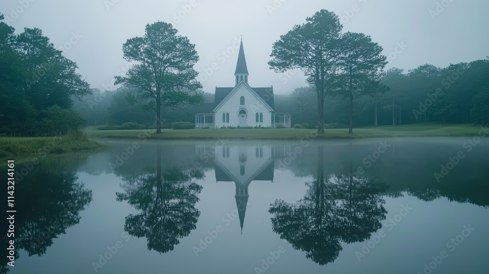 Obraz premium church in the morning