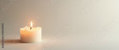 Christmas Card Candle Glow