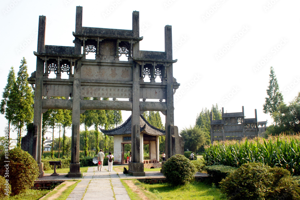Tangyue Square, Shexian County, Anhui Province, China, is an ancient building in the Ming and Qing dynasties. It was built in the Ming Dynasty (1420 AD) and is a national key cultural relic. Tangyue Square, Shexian County, Anhui Province, China, is an ancient building in the Ming and Qing dynasties. It was built in the Ming Dynasty (1420 AD) and is a national key cultural relic.