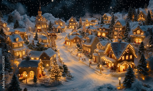 Christmas Santa Village