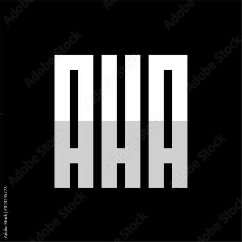 AHA logo design vector template elements