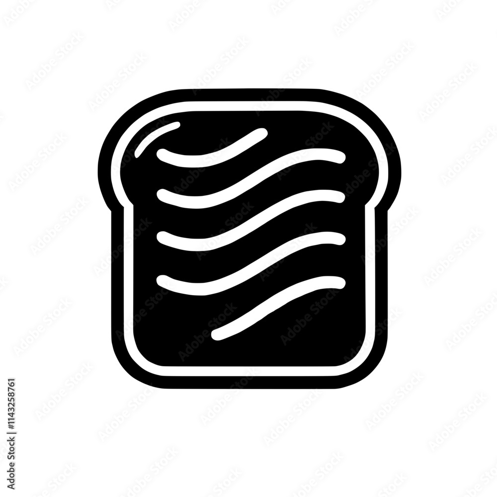 Toast Icon: Simple and Delicious Toast Icon: Simple and Delicious