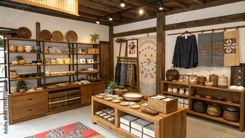 Artisanal Products in Traditional Retail: Unique Handcrafted Goods with Empty Space for Creative Use