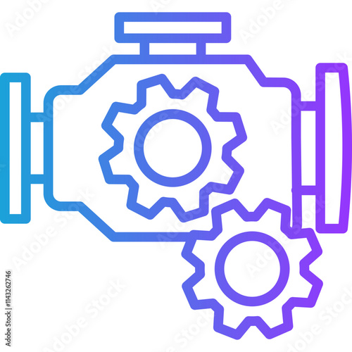 Engine Gear Icon