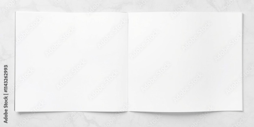 A professional looking open brochure mockup suitable for showcasing designs or content, promotion, print A professional looking open brochure mockup suitable for showcasing designs or content, promotion, print