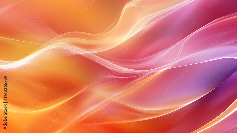 A dynamic and fluid background featuring colorful flowing lines A dynamic and fluid background featuring colorful flowing lines