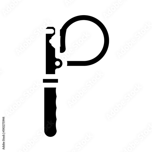 oil filter wrench car repair glyph icon vector. oil filter wrench car repair sign. isolated symbol illustration