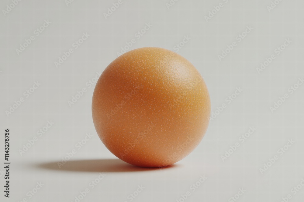 Smooth Orange Sphere on Soft Background Perfect for Abstract Designs Smooth Orange Sphere on Soft Background Perfect for Abstract Designs