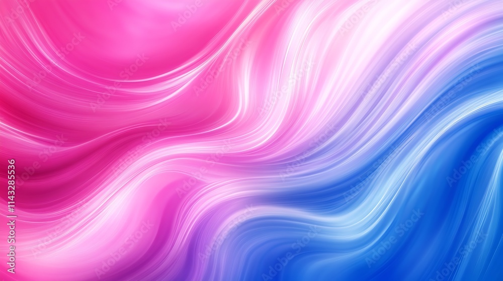 Dynamic Pink and Blue Gradient Swirl Pattern with Fluid Texture and Wave Design : Generative AI Dynamic Pink and Blue Gradient Swirl Pattern with Fluid Texture and Wave Design : Generative AI