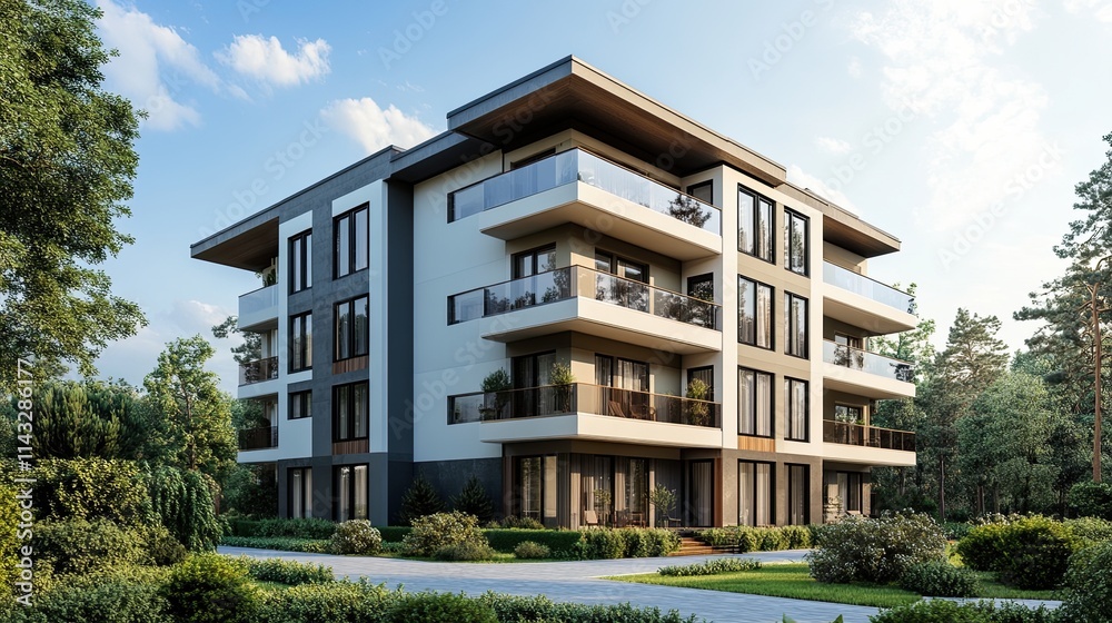 Industrial Chic Meets Nature: A Conceptual Exploration of a Container House Set Against Lush Greenery Industrial Chic Meets Nature: A Conceptual Exploration of a Container House Set Against Lush Greenery