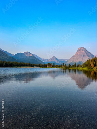 lake in the mountains photo