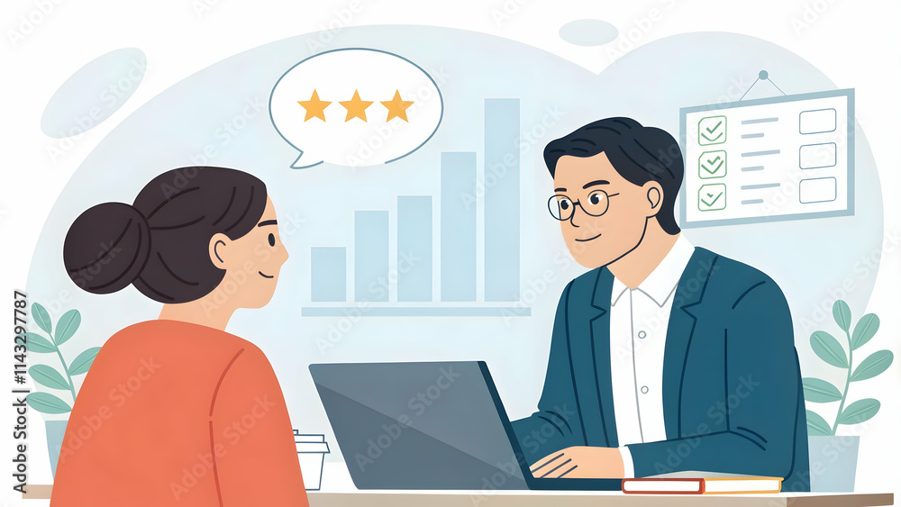 Empathy Connection Insight Business Analyst Gaining Customer Insights Market Research Concept Left Space Empathy Connection Insight Business Analyst Gaining Customer Insights Market Research Concept Left Space