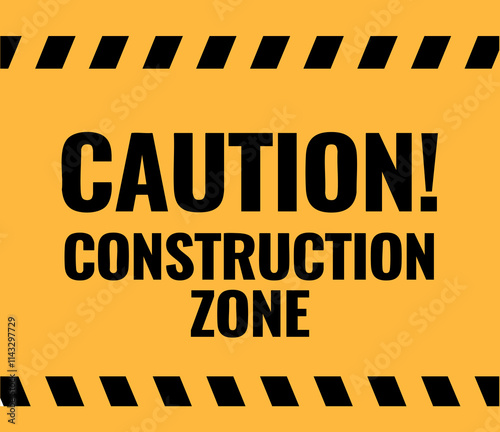 caution construction zone