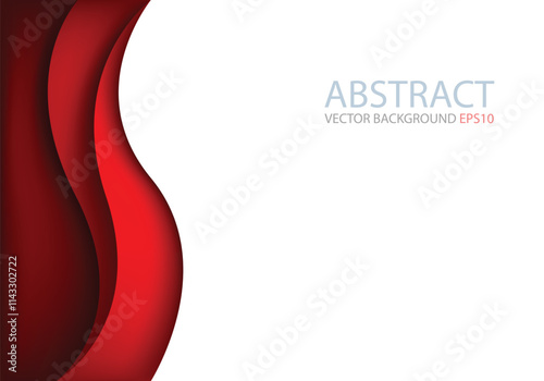 graphic vector curve line overlap background for text and message design