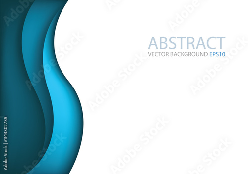 graphic vector curve line overlap background for text and message design