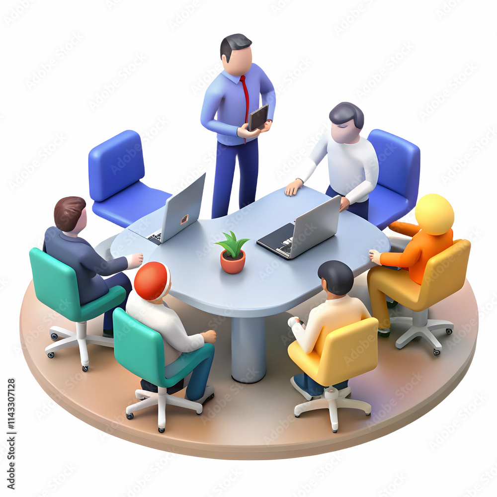 Team Collaboration Boosting Focus and Productivity in Open Office Workspace with Copy Space on Left Team Collaboration Boosting Focus and Productivity in Open Office Workspace with Copy Space on Left