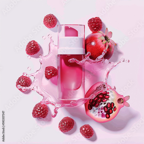The Luxury Skincare Packaging Mockup with High-End Design. Perfect for high-end beauty brands and cosmetic product presentations in a premium style.