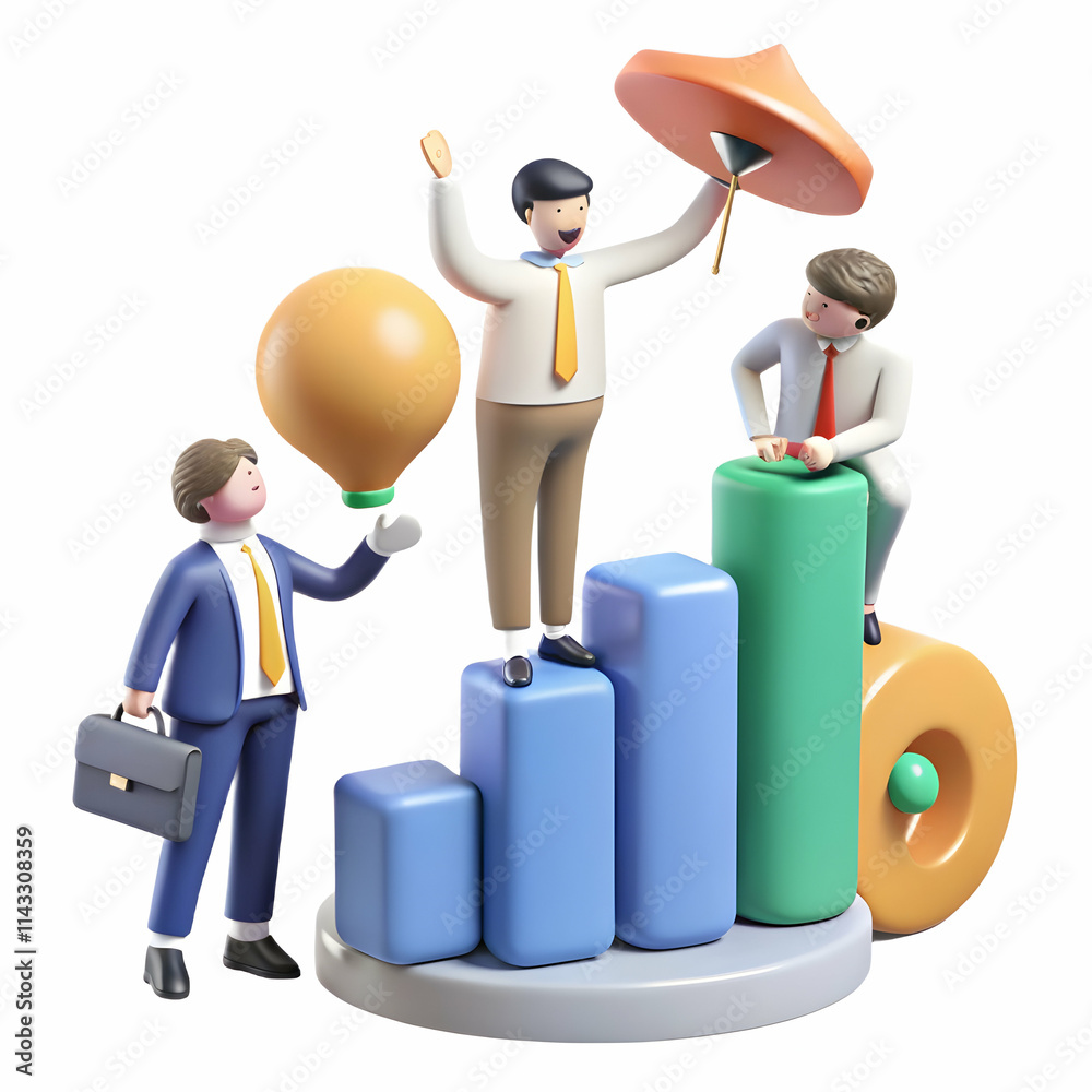 Growth Mindset Professionals Embrace Challenges for Development Activities with Empty Space on Left Growth Mindset Professionals Embrace Challenges for Development Activities with Empty Space on Left