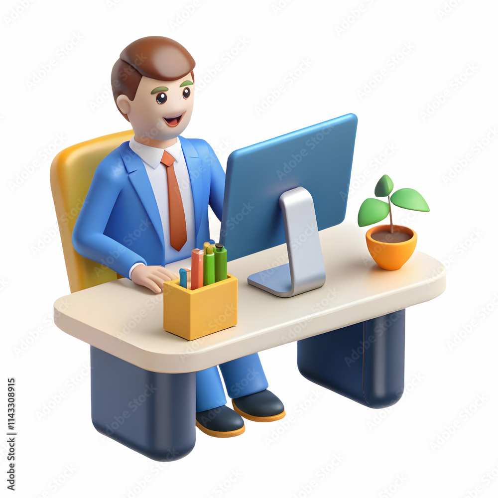 profit and loss and investment and efficiency concept as Manager improving efficiency in investment processes affecting profit and loss using advanced software at desk with copy space. in Photo Stock profit and loss and investment and efficiency concept as Manager improving efficiency in investment processes affecting profit and loss using advanced software at desk with copy space. in Photo Stock