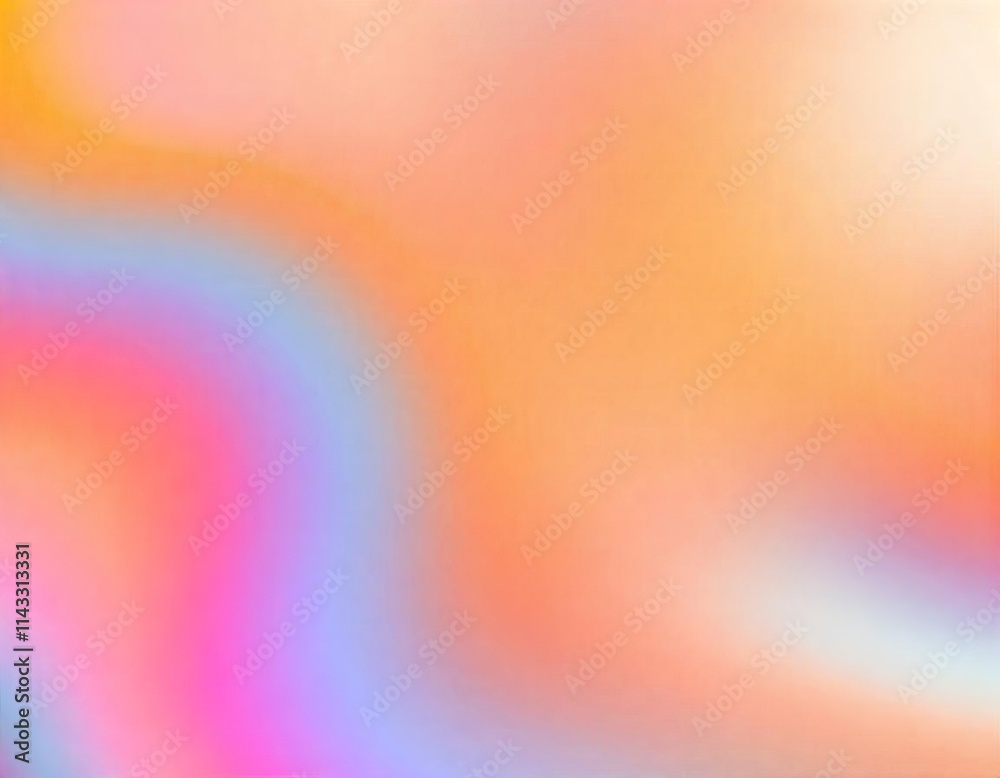 Abstract Blurry Gradient Background in Pastel Hues