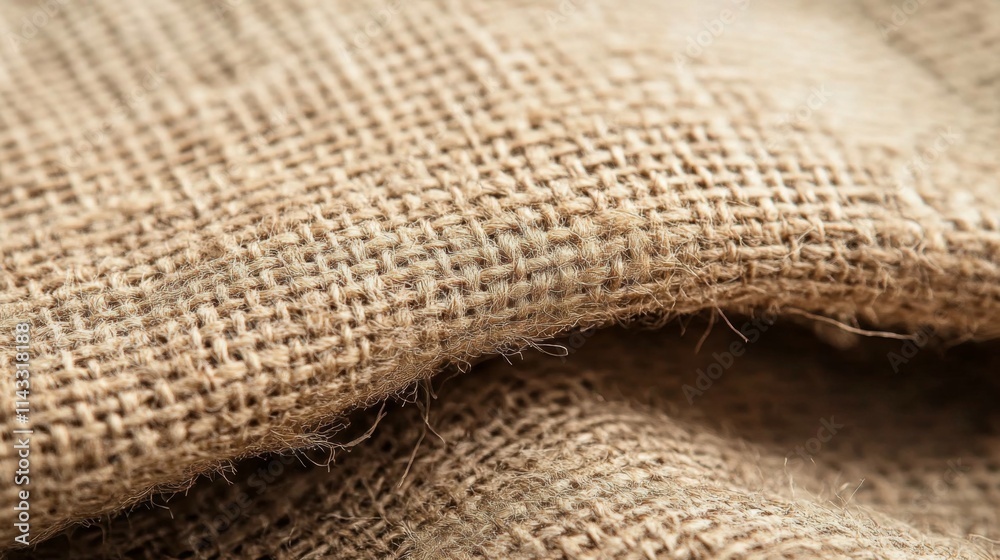 Close Up Of Brown Burlap Fabric Texture Close Up Of Brown Burlap Fabric Texture