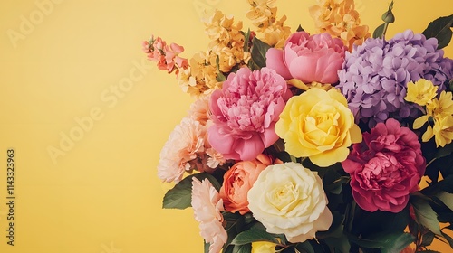 Vibrant Spring Bouquet of Colorful Flowers photo