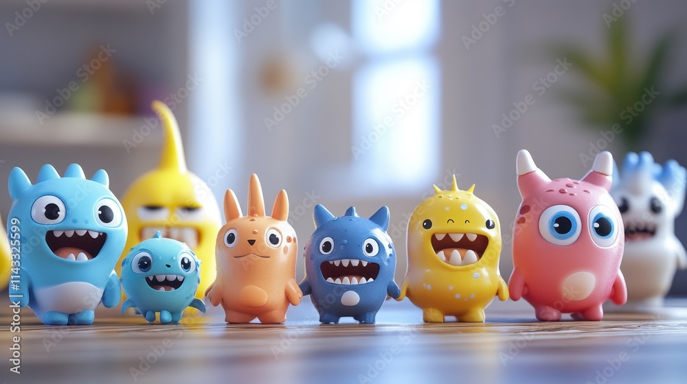 Obraz premium cartoon cute toy