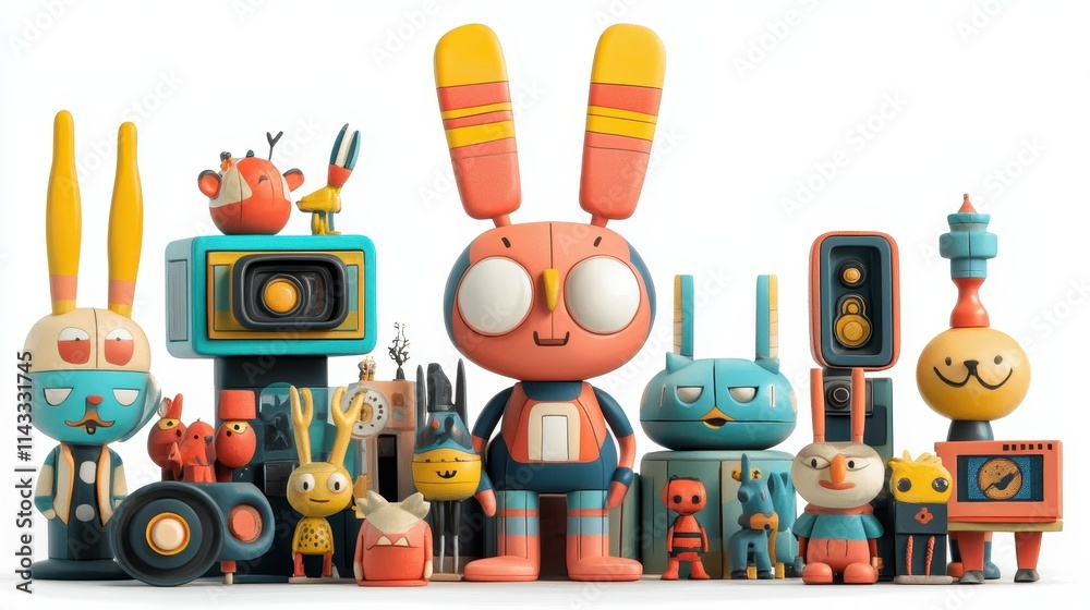 Fototapeta premium PNG Toy anthropomorphic representation creativity.