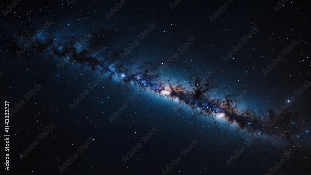 Fototapeta premium Space galaxy stars night sky background