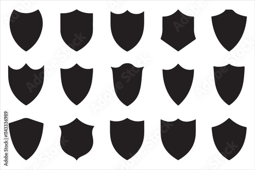 Customizable Shield Logos for Businesses