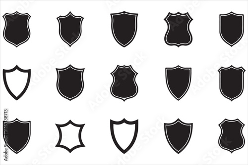 Customizable Shield Logos for Businesses