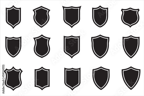 Customizable Shield Logos for Businesses
