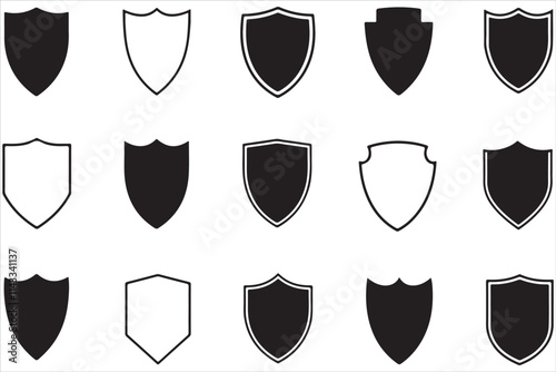Customizable Shield Logos for Businesses