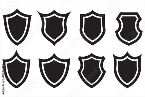 Customizable Shield Logos for Businesses