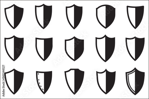 Decorative Shield Logo Vector Collection