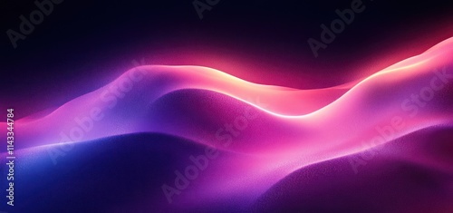 Wallpaper Mural Glowing Abstract Gradient Background in Soft Purple and Pink with Dark Blue Accents and Grainy Texture Torontodigital.ca