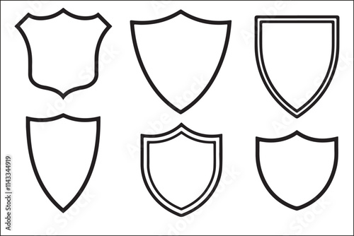 Decorative Shield Logo Vector Collection