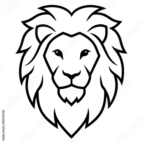 lion head illustration photo