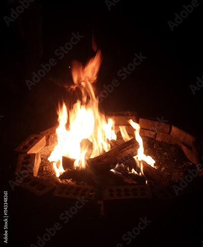 Fire Pit on a Chilly Night