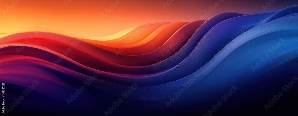 Modern Abstract Landscape Design Background with Flowing Curves and Vibrant Colors Modern Abstract Landscape Design Background with Flowing Curves and Vibrant Colors