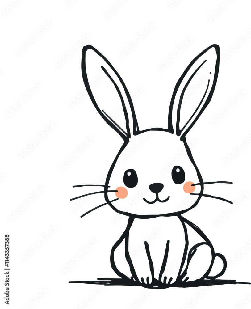 Obraz premium cute animal illustration