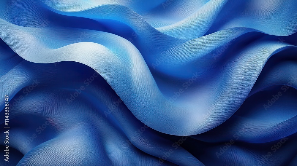 Obraz premium abstract 3d render blue background animation motion design seamless looped vide