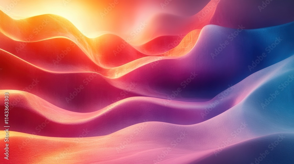 Fototapeta premium abstract 3d render colorful background animation motion design seamless looped vide