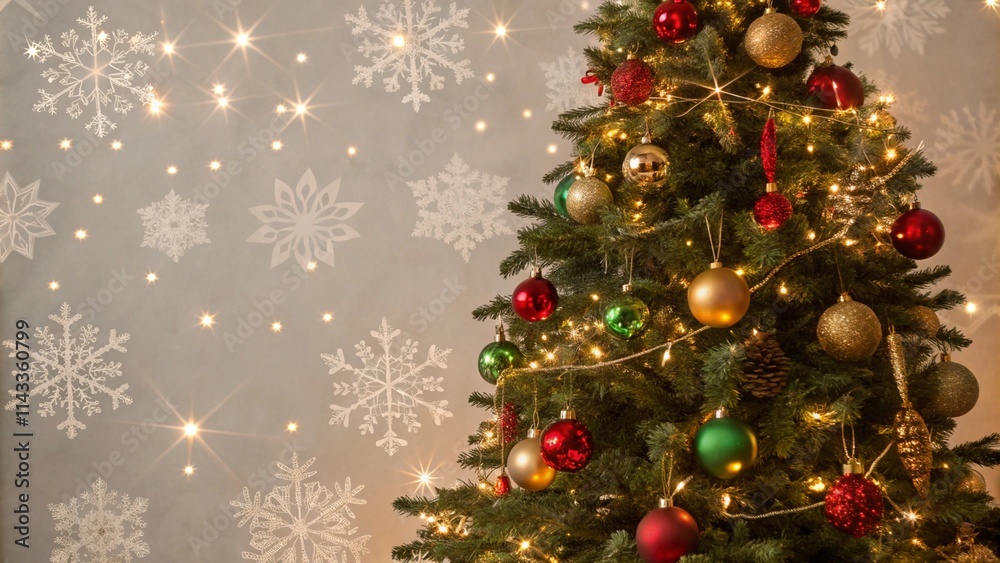 christmas tree and decorations christmas tree and decorations