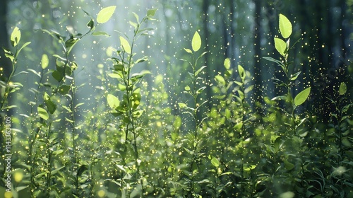 Scientific Visualization of the Relationship Between Plants and Their Growth Environment photo