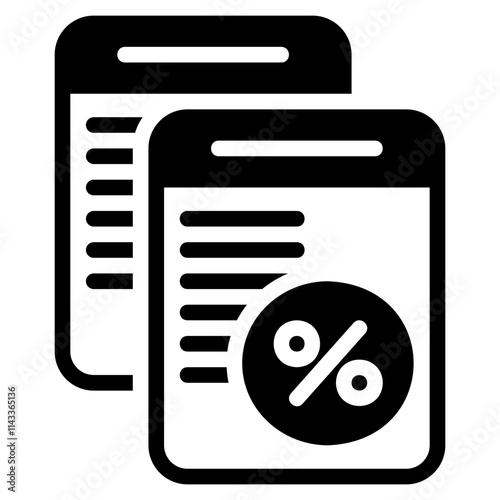Vat icon with glyph style