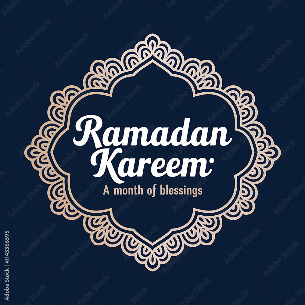 Ramadan Kareem A Month Of Blessings Islamic Greeting Card Ramadan Kareem A Month Of Blessings Islamic Greeting Card
