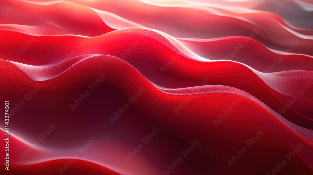 Obraz premium abstract 3d render red background design modern illustratio